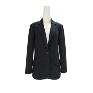 外套女士 歌蒂诗春季 通勤简约百搭黑色西装 时尚 1E10W1501 专柜新款