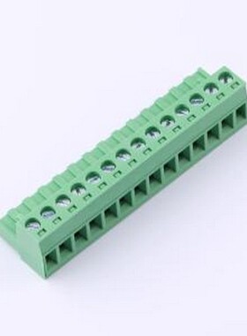 DB2EK-5.0-14P-GN-S 插拔式接线端子 5mm 排数:1 每排P数:14 绿色