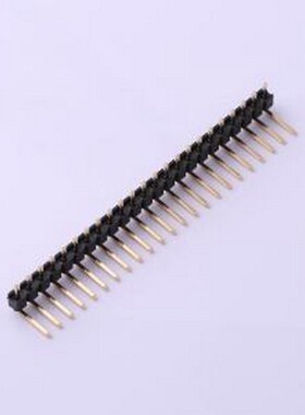 X6511WR-23H-C60D30R1 排针 1x23P 间距:2.54mm 方针 弯插,P=2.54