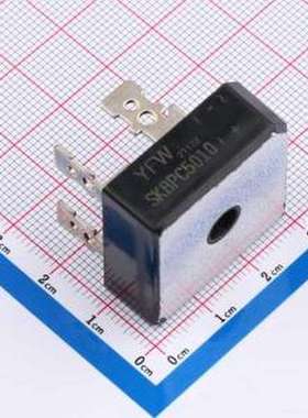 SKBPC5010 整流桥 电压:1kV 电流:50A SKBPC