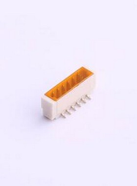 M0800VS-06-GN 线对板针座 1x6P 间距:0.8mm 立贴 SMD,P=0.8mm