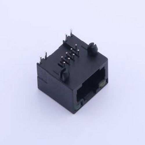 KH-RCH56-8P8C-D 以太网连接器(RJ45 RJ11) 弯插 带LED 插件