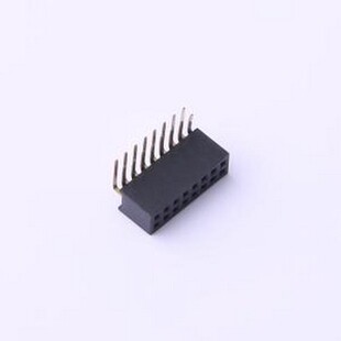 X1321FR-2x08-C43D24 排母 间距:1.27mm 2x8P 弯插 弯插,P=1.27mm