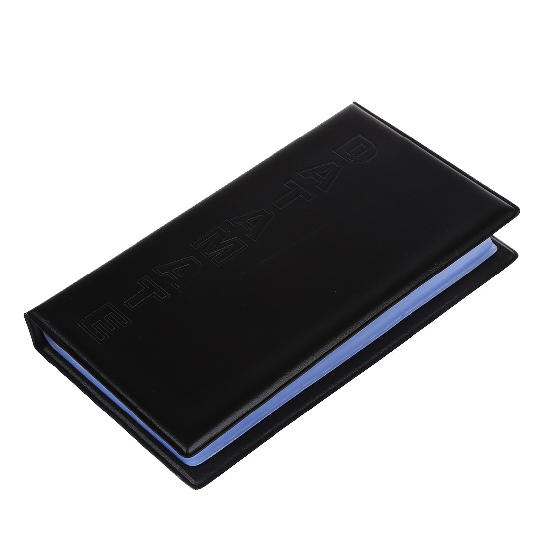 black business name card holder book for 144 cards