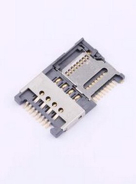 M6019-02 SD卡/存储卡连接器 MicroSD卡(TF卡) 卡座 SMD