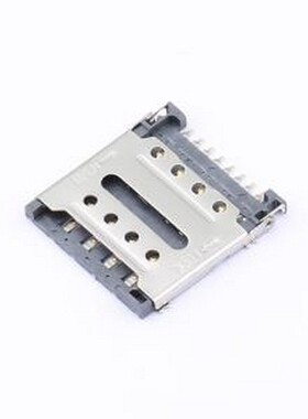 SIM203-FYB8AH1.5 SIM卡连接器 翻盖式 MicroSIM卡 卡座 SMD