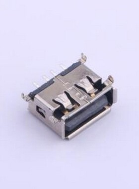 905-751A2022S10201 USB连接器 Type-A 母 沉板 黑色 SMD