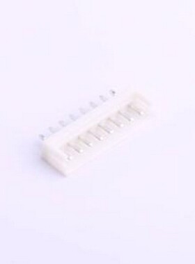 HX25005-8A 线对板针座 1x8P 间距:2.5mm 直插 白色 插件,P=2.5mm