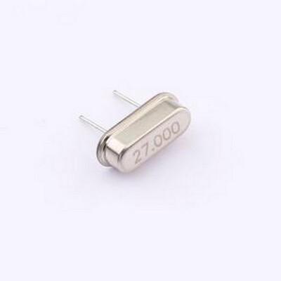SCBXS27X00000EERJ 无源晶振 27MHz±20ppm22pf6.0mm HC-49S