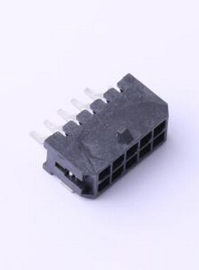 X3025WRS-2x05E-LPSW 线对板针座 2x5P 间距:3mm 卧贴 SMD,P=3mm,