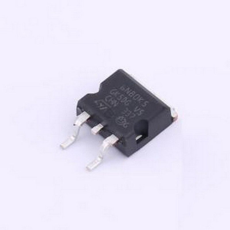 STB6N80K5 场效应管(MOSFET) 1个N沟道 耐压:800V 电流:4.5A D2PA