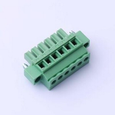 DB2EKBM-3.81-6P-GN-S 插拔式接线端子 3.81mm 1x6P 排数:1 每排P