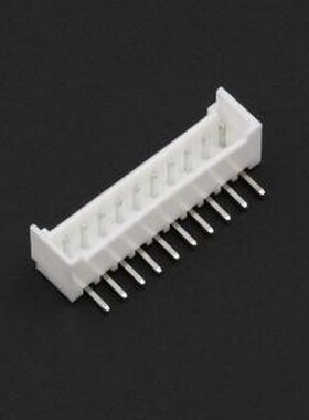 WAFER-XHB254WZ-10A 线对板针座 XHB白色弯针10P 弯插,P=2.54mm