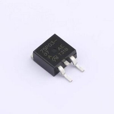 SUB75P03-07-E3-VB 场效应管(MOSFET) P沟道 耐压:30V 电流:38A T