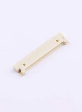 HCZZ0576-16 线对板针座 1x16P 间距:1.25mm 卧贴 米色 SMD,P=1.2