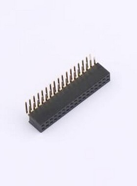 X1321FR-2x17-C43D24 排母 间距:1.27mm 2x17P 弯插 弯插,P=1.27m