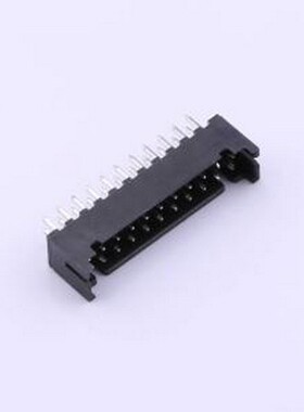 IPCW207W2BNB01V 线对板针座 2x11P 间距:2mm 直插 黑色 插件,P=2