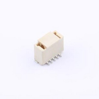 HC-501330-5ALT-05 线对板针座 1x5P 间距:1mm 立贴 SMD,P=1mm