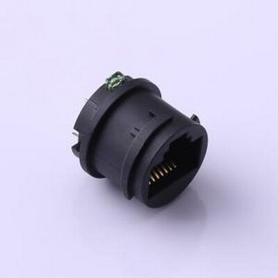MJ88F-B111-ZPNLG1 以太网连接器(RJ45 RJ11) 直插 不带LED 插件