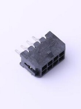 X3025WRS-2x04E-LPSW 线对板针座 2x4P 间距:3mm 卧贴 SMD,P=3mm,