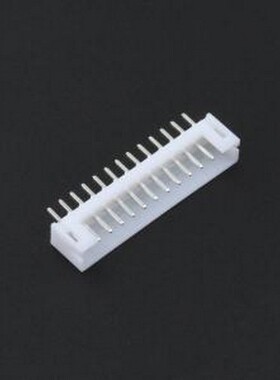 XD-PH-13A-G 线对板针座 1x13P 间距:2mm 直插 系列:PH 白色 插件