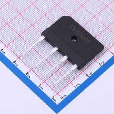 GBJ25005 整流桥 电压:50V 电流:25A 6GBJ