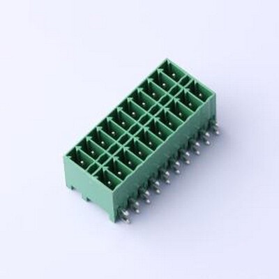 MX15EDGRHB-3.5-2*10P-GN01-Cu-A 插拔式接线端子 1x10P 3.5mm 排