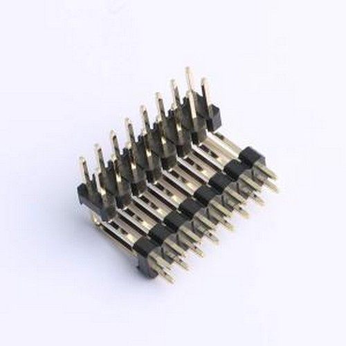 X6522WR-2x08H-C60D30-E43F03 排针 2x8P 间距:2.54mm 方针 弯插,