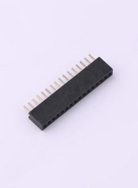 BX-PM1.27-1-16PU-Z 排母 1.27FH H4.3 1x16Pin 180度W2.1 U型 PC