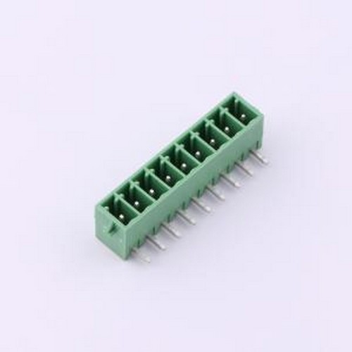 DB2ERG-3.5-9P-GN 插拔式接线端子 DB2ERG-3.5-9P-GN 弯插,P=3.5m