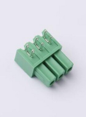 DB2EA-3.81-3P-GN 插拔式接线端子 3.81mm 绿色 插件,P=3.81mm
