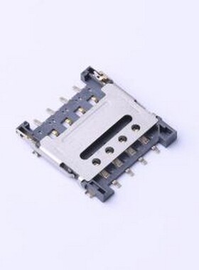 SMO-1620 SIM卡连接器 翻盖式 MicroSIM卡 卡座 SMD