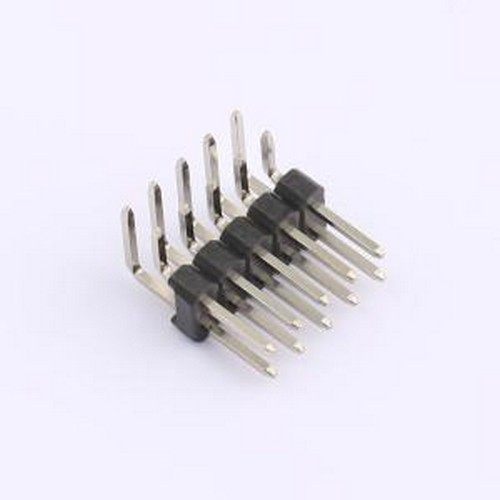 PH2.54-07-05PWS 排针 2x5P 间距:2.54mm 方针 弯插 弯插,P=2.54m