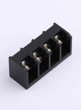 MXHB9500-9.5-04P-BK01-Cu-S-A 栅栏式接线端子 9.5mm 1x4P 直针