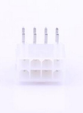 39301080 线对板针座 2x4P 间距:4.2mm 弯插 弯插,P=4.2mm