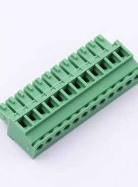 JCB381-DGC12P 插拔式接线端子 3.81mm 1x12P 排数:1 每排P数:12