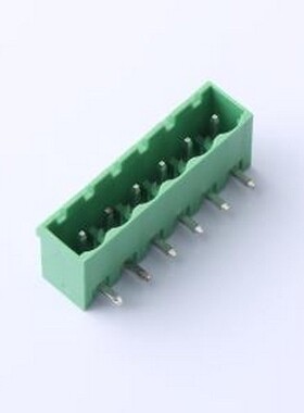 DB2ERC-5.0-6P-GN 插拔式接线端子 5mm 排数:1 每排P数:6 绿色 弯