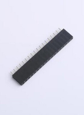 DS1023-1x18SF11 排母 1x18P 间距:2.54mm 直插 黑色 插件,P=2.54