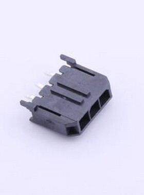 436500315 线对板针座 1x3P 间距:3mm 直插 系列:Micro-Fit(MX 3.