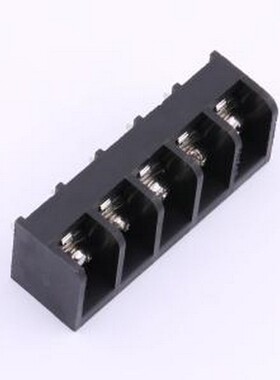 MXHB9500-9.5-05P-BK01-Cu-S-A 栅栏式接线端子 9.5mm 1x5P 直针