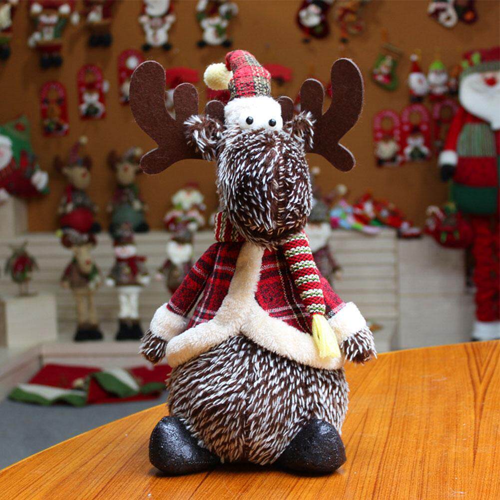 christmas elk plush doll christmas tree pendant ormament for
