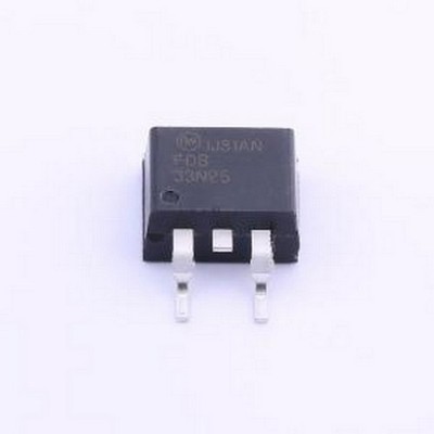 FDB33N25TM 场效应管(MOSFET) 1个N沟道 耐压:250V 电流:33A D2PA