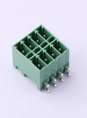 MX15EDGRHB-3.5-2*04P-GN01-Cu-A 插拔式接线端子 1x4P 3.5mm 排