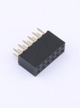 F185-1206A0ASUC3 排母 2x6P 间距:2.54mm 直插 插件,P=2.54mm