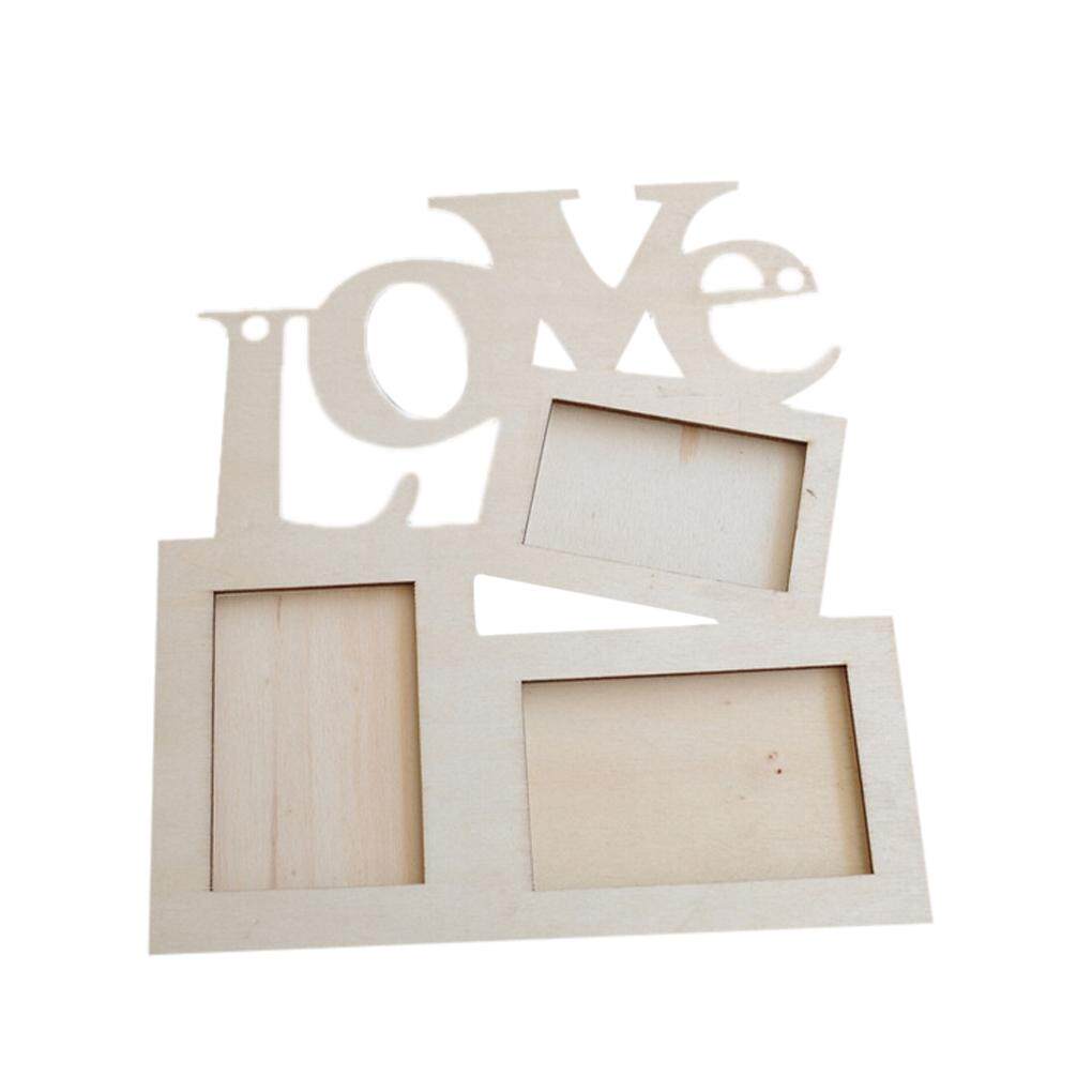 hollow love design wooden photo frame picture frame art home