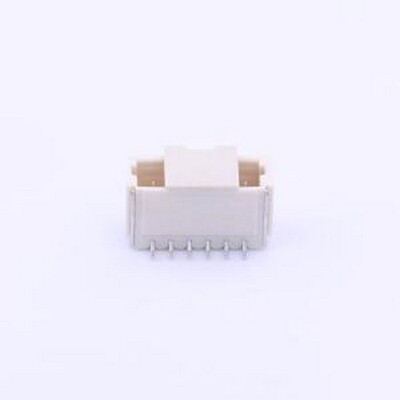 A1002WV-S-6P 线对板针座 系列:SH 间距:1mm 1x6P SMD,P=1mm