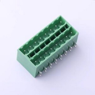 KF2EDGKRCH-5.08-2*8P 插拔式接线端子 5.08mm 2x8P 排数:2 每排P