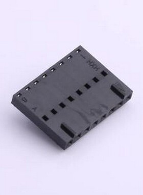 HX25418-8Y 胶壳(线对板/线对线) 1x8P 2.54mm 黑色 P=2.54mm