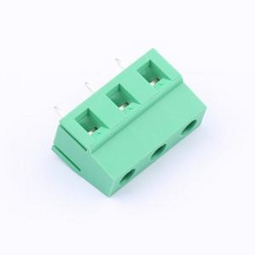 MX128-7.62-03P-GN01-Cu-Y-A 螺钉式接线端子 1x3P 7.62mm 直插