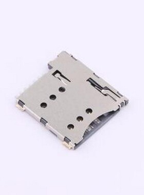 SIM-14A SIM卡连接器 自弹式 MicroSIM卡 卡座 SMD